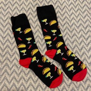 Men’s Wearhouse Taco & Margarita Socks – Size 9–11